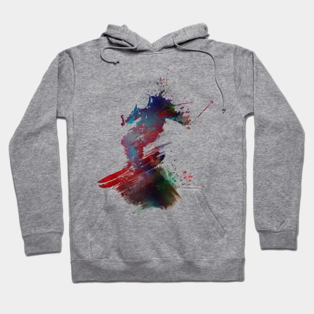 alpine skiing #ski #skiing #sport Hoodie by JBJart